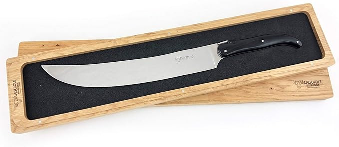 Laguiole en Aubrac Stainless Steel Champagne Saber with Buffalo Horn Handle, Sabre, Champagne Swo... | Amazon (US)