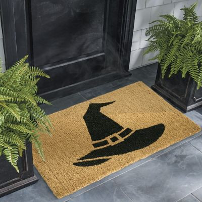 Witch Hat Coir Door Mat | Grandin Road