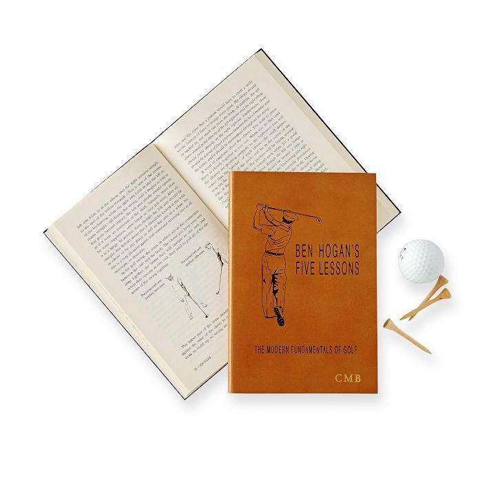 Leather-Bound "Ben Hogan's 5 Golf Lessons" Book | Mark and Graham