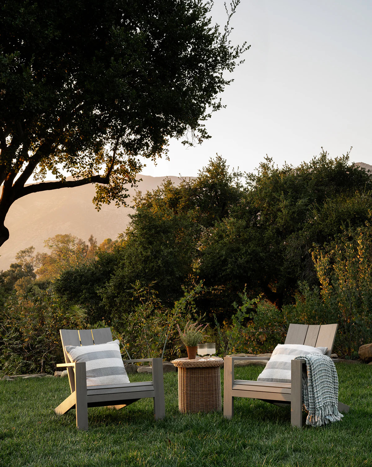 Triby Gray Teak Outdoor Lounge Chair | McGee & Co. (US)