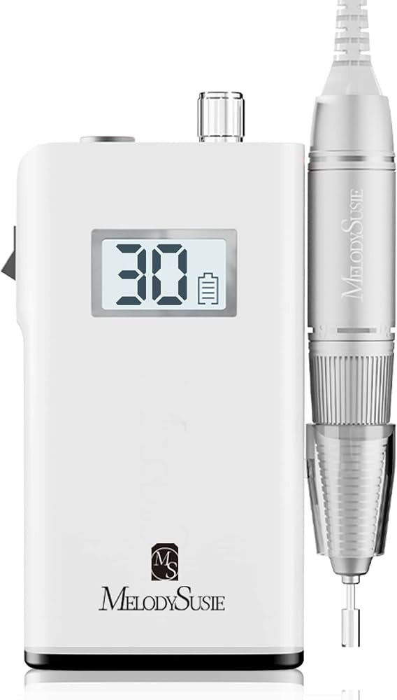 MelodySusie Professional Rechargeable 30000 rpm Nail Drill, Portable Electric E File Scamander, A... | Amazon (US)