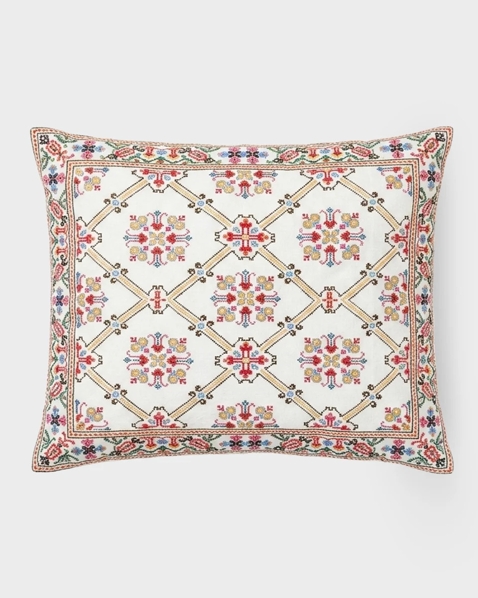 Vintage Cross Stich Cushion | Cabana Magazine