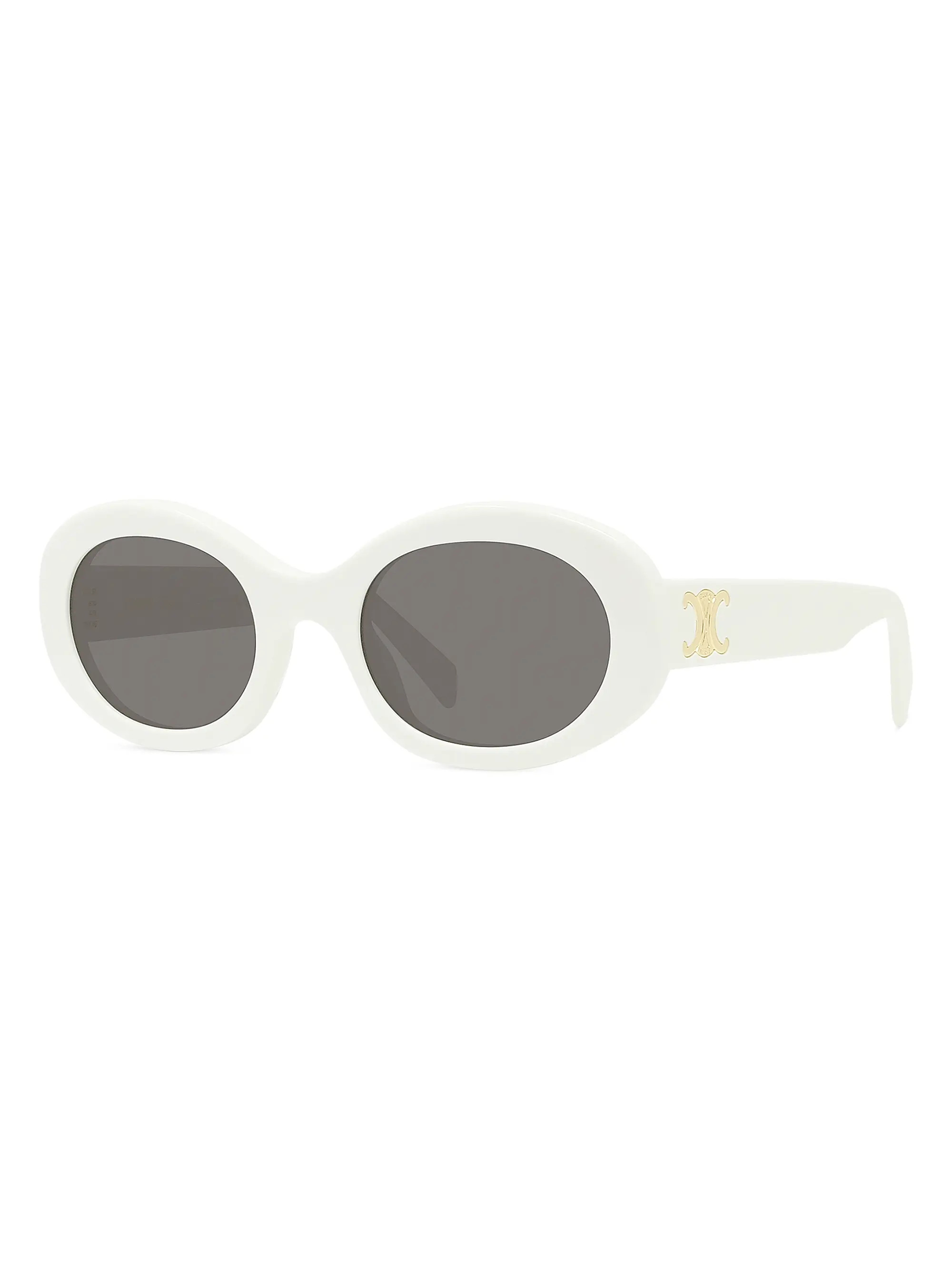 Triomphe 52MM Oval Sunglasses | Saks Fifth Avenue