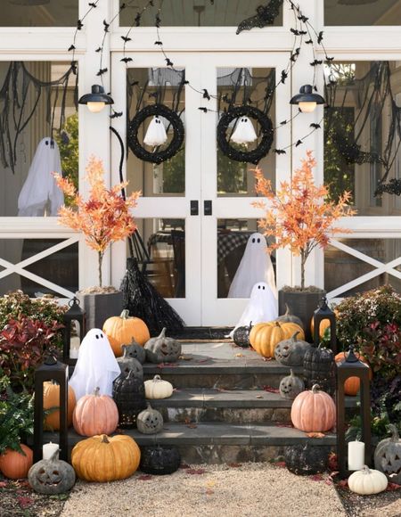 Who’s ready for fall? Pottery Barn released their fall and halloween collections, and they’re full of the cutest ideas! Linking some of my favorites here! ………………….. fall porch, halloween porch, fall porch decor, halloween porch decor, fall wreath, halloween wreath, ceramic pumpkins, terracotta pumpkins, clay pumpkins, faux pumpkins, fake pumpkins metal pumpkins, orange pumpkins, black pumpkins, outdoor lanterns, ghost decorations, porch ghosts, ghost wreath, bat garland, lit wreath, front porch mat, fall doormat, halloween doormat, fall garland, halloween decorations, home decor, pottery barn fall, pottery barn halloween, fall decorations, fall home decor, halloween party decor, fall decor inspiration, outdoor fall decor, outdoor Halloween decor 

#LTKSeasonal #LTKfamily #LTKhome