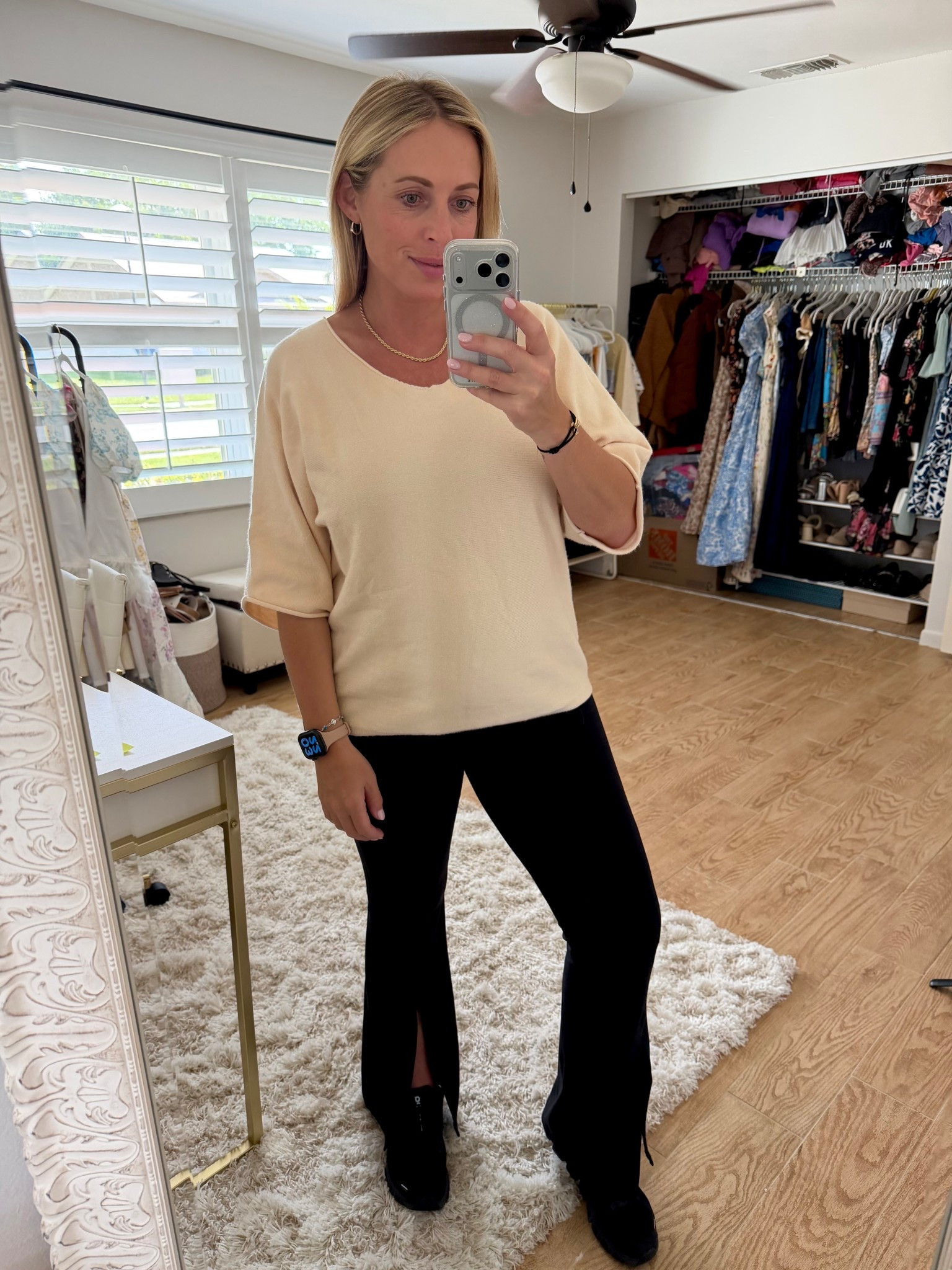 Neutral outfit. Spring outfit. Spring sweater 

#LTKSeasonal #LTKMidsize #LTKootd