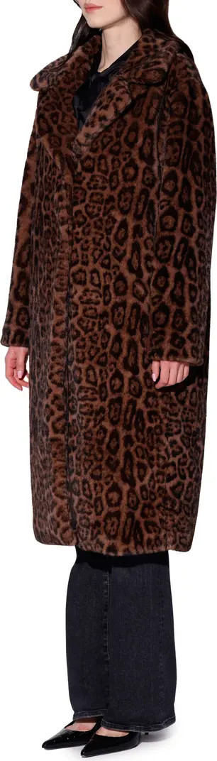 Pacey Faux Fur Midi Coat | Nordstrom Rack