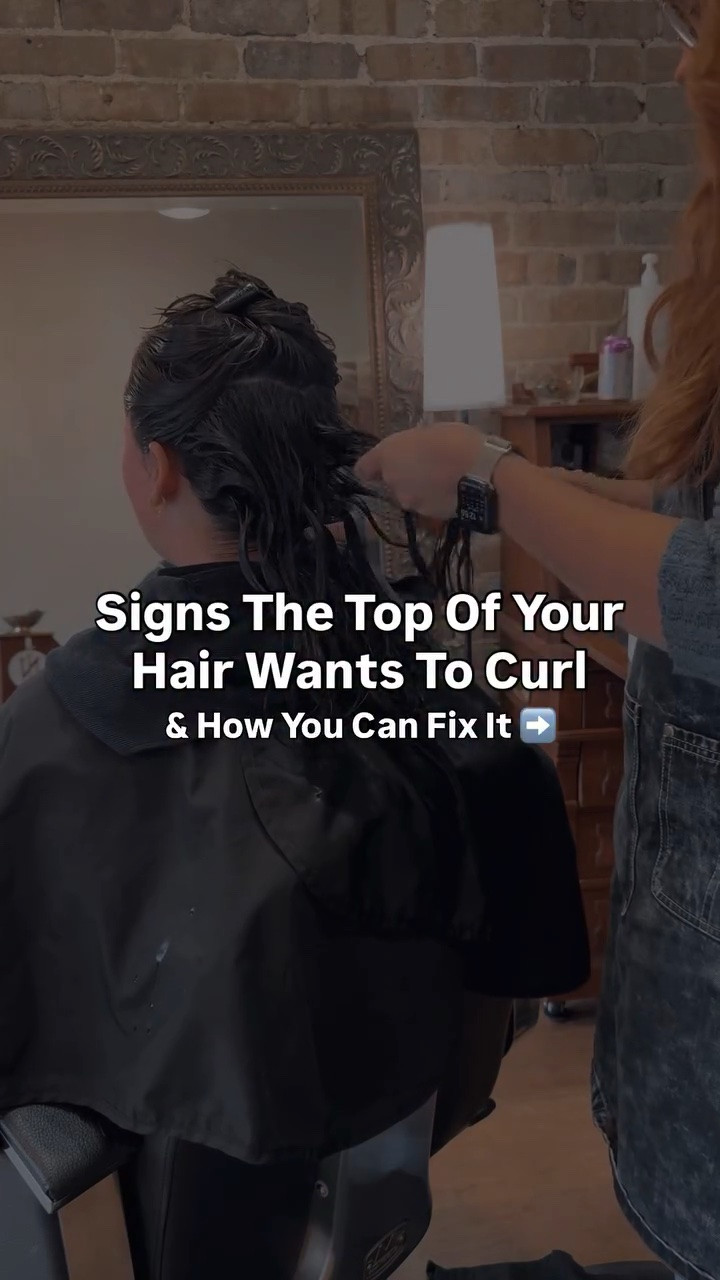 Is the top layer of your hair constantly looking like its *not quite* straight, but also not really curly but also mayybe wavy??

I promise, you are not alone and I know how to fix it!

Adding layers will help the natural patterns of that top layer to be less weighed down so it can learn to fully curl when you treat it like the curly hair it is!

Sometimes the weight up top is due to buildup! Make sure you clarify your hair on a regular basis to ensure the product there isn’t stopping the hair from taking shape.

Don’t wait until it’s dry to style–curls LOVE being styles soaking wet. Ideally straight out of the shower.

Section those curls out! I have a brush with ridges on the side to create clumps of hair that can form into a singular curl so strands aren’t going wherever they want and create a frizzy mess!

You want to avoid heat so the curls aren’t forced into an unnatural pattern. The very best way to do this is to use a diffuser on the lowest heat setting and highest air setting possible so you can get all the dry and way less damage.

Say ONTOP for the products mentioned in this video!
.
.
.
#curlyhairtips
#curlyhairstyling
#stylingcurls
#howtostylecurlyhair
#curlspecialist