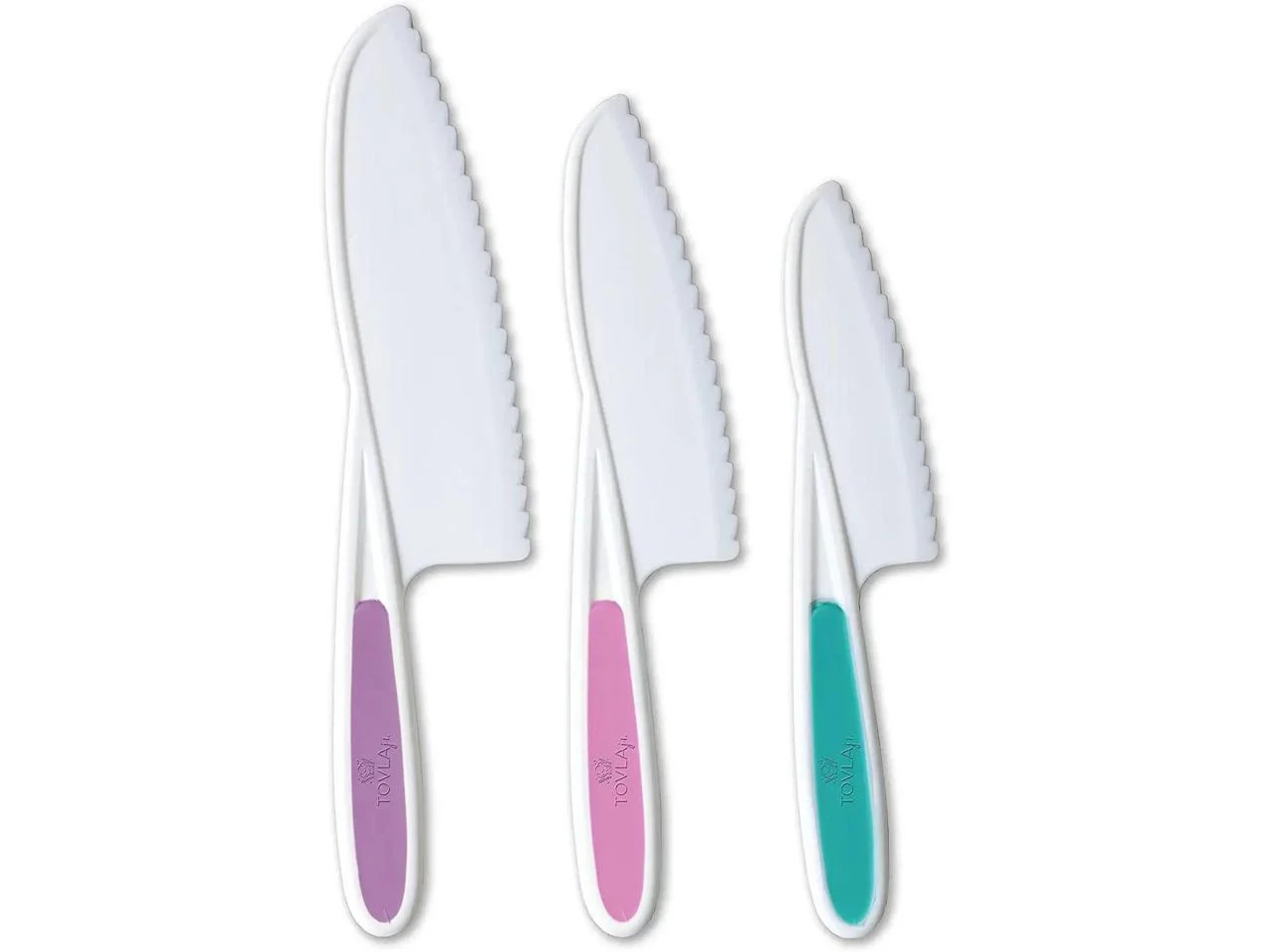Tovla Jr. Knives for Kids 3-Piece Nylon Kitchen Baking Knife Set: Children's Cooking Knives in 3 ... | Walmart (US)