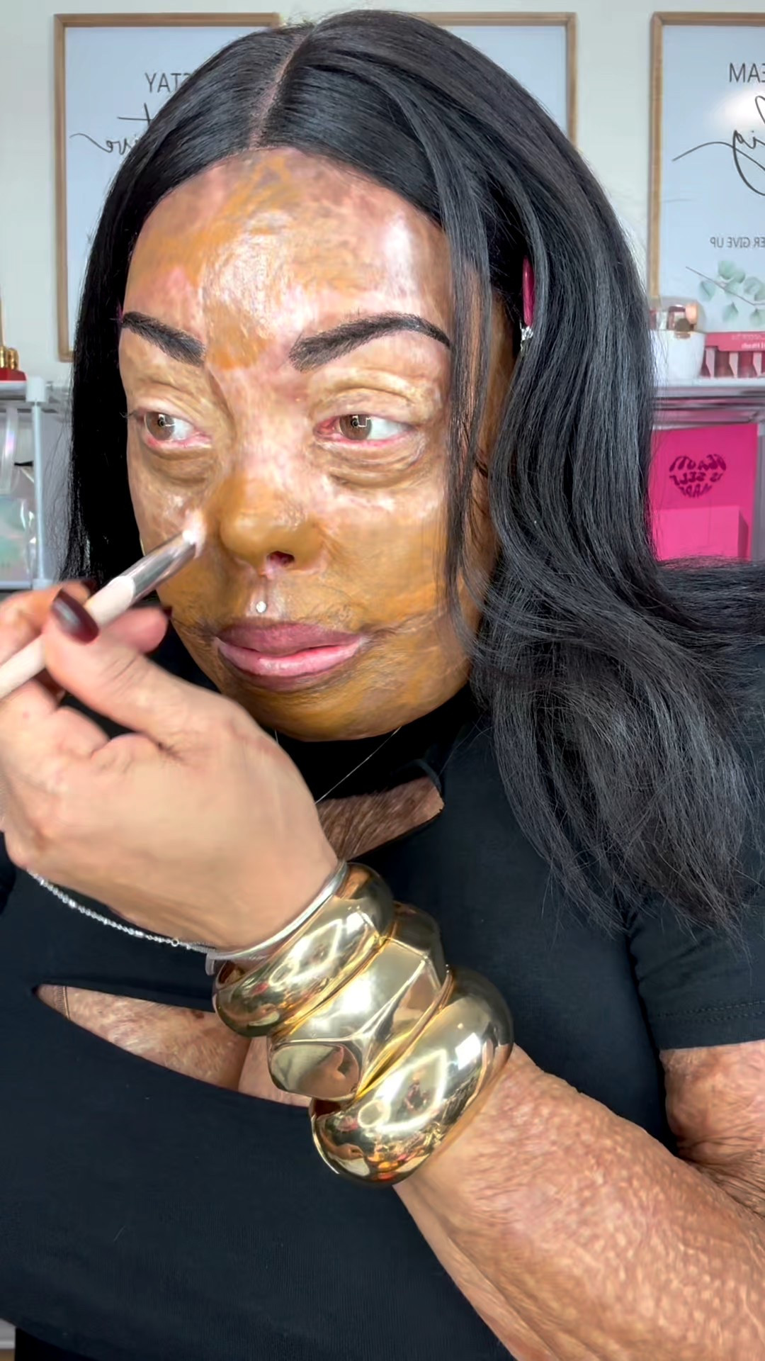 Prayer + Action + Gratitude = Healing for me🦋

Love y’all!😘

ABOUT THIS MAKEUP👇🏽

Sorry, I was running late and I didn’t record some steps! 

✨Consistent SKIN CARE is crucial! Visit us.allies.shop to find YOUR perfect Allies of Skin routine! Code: BURNEDBEAUTYAOS 20% OFF 

@danessa_myricks glow primer, blurring balm, concealer & blush
@hudabeauty setting powder
@sacheubeauty contour stain
@colourpopcosmetics brightening concealer, lip liner and bronzer
@kulfi.beauty cream eyeshadow 
@elfcosmetics liquid eyeliner
@amazonbeauty lashes
@mettalusso x Burned Beauty 2018 lipstick collab TONYA’S STORY
@onesize powder melt 

#LTKBeauty #LTKOver40