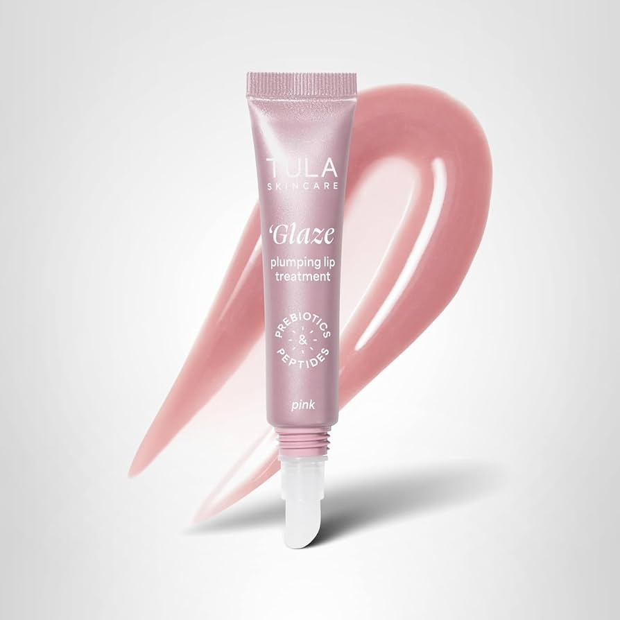 TULA Skin Care Glaze Plumping Lip Treatment - Hydrating & Glossy Lip Balm with Hyaluronic Acid & ... | Amazon (US)