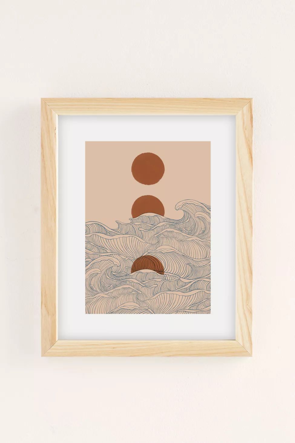 Jimmy Tan Vintage Abstract Landscape Art Print | Urban Outfitters (US and RoW)