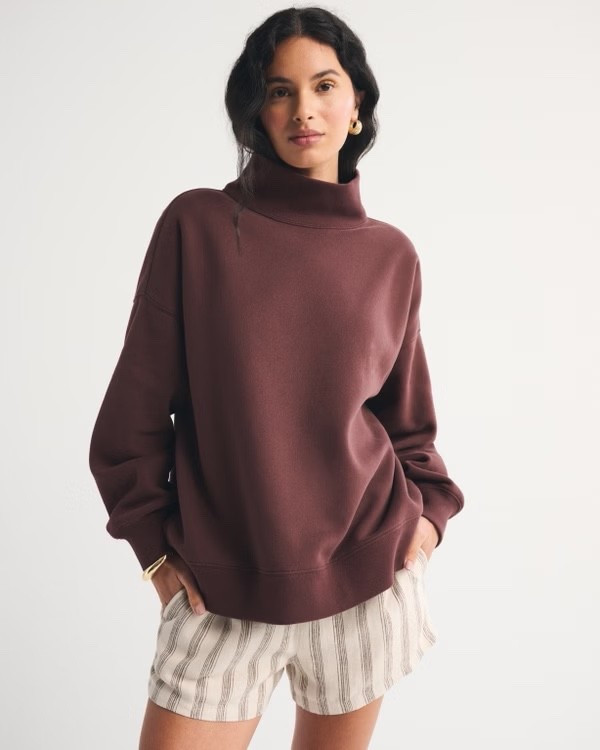 Abercrombie funnel neck sweatshirt
AFEMILY for an extra 15% off 