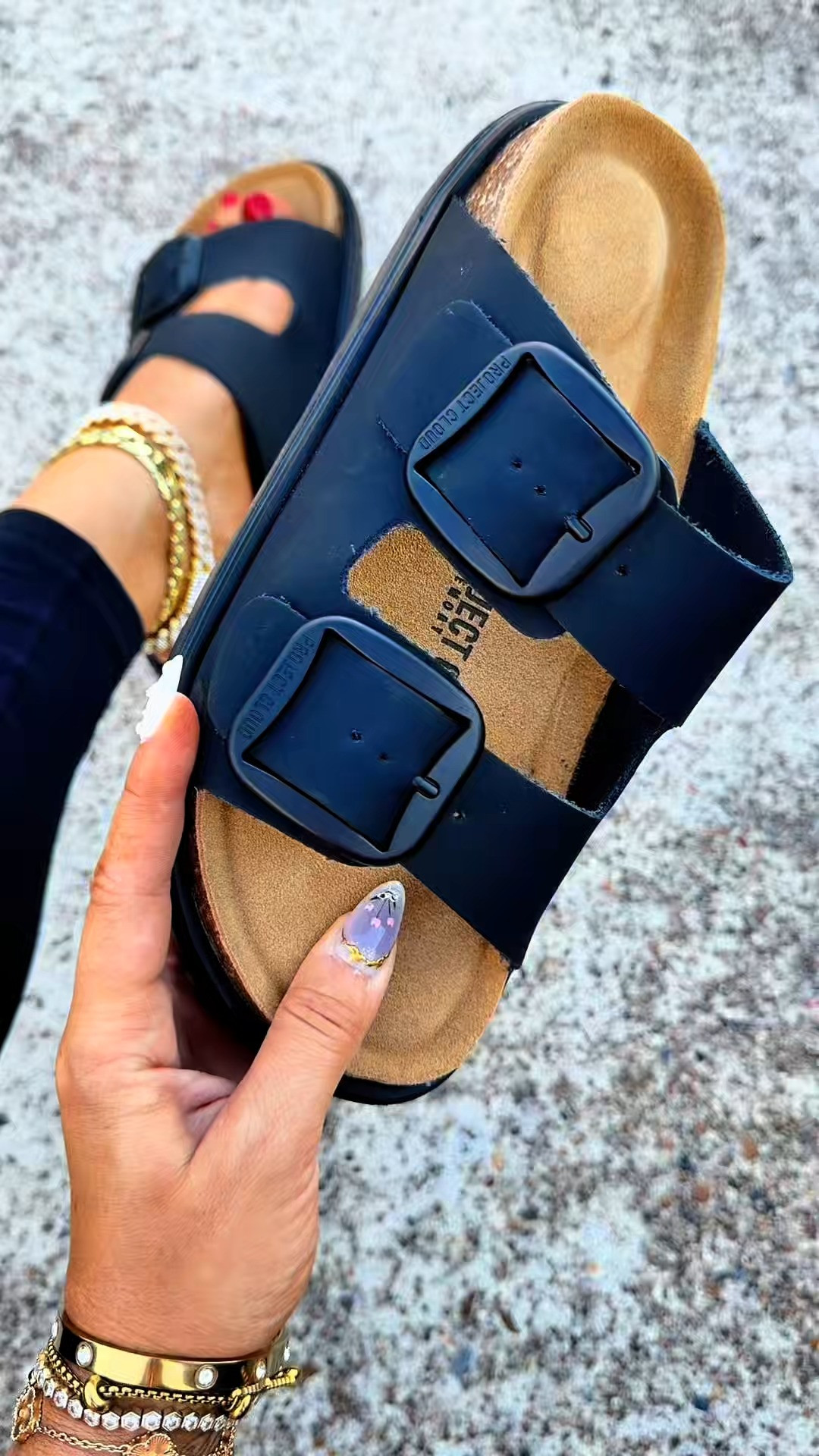 Project Cloud Sandals hit every time 🖤🙌🏻 #projectcloudsandals #platformsandals #comfortablesandals #ad #summersandals  

 #LTKootd #LTKWorkwear #LTKTravel