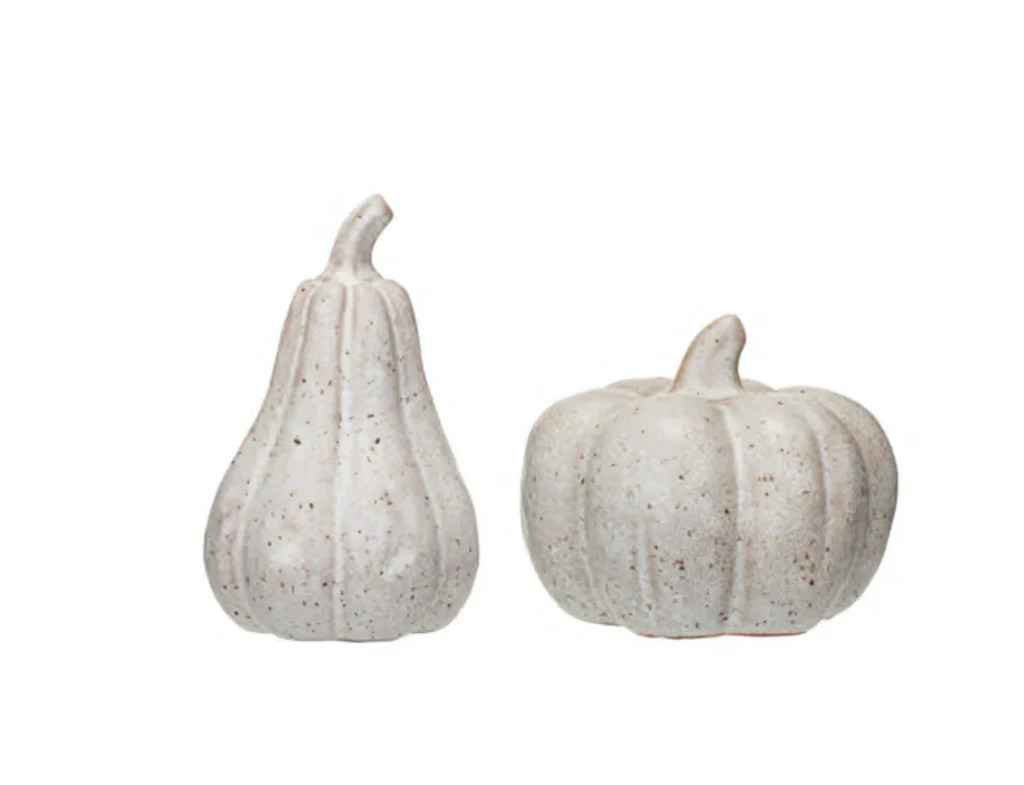 Small Pumpkin & Squash Stoneware Decor | Ama La Vita