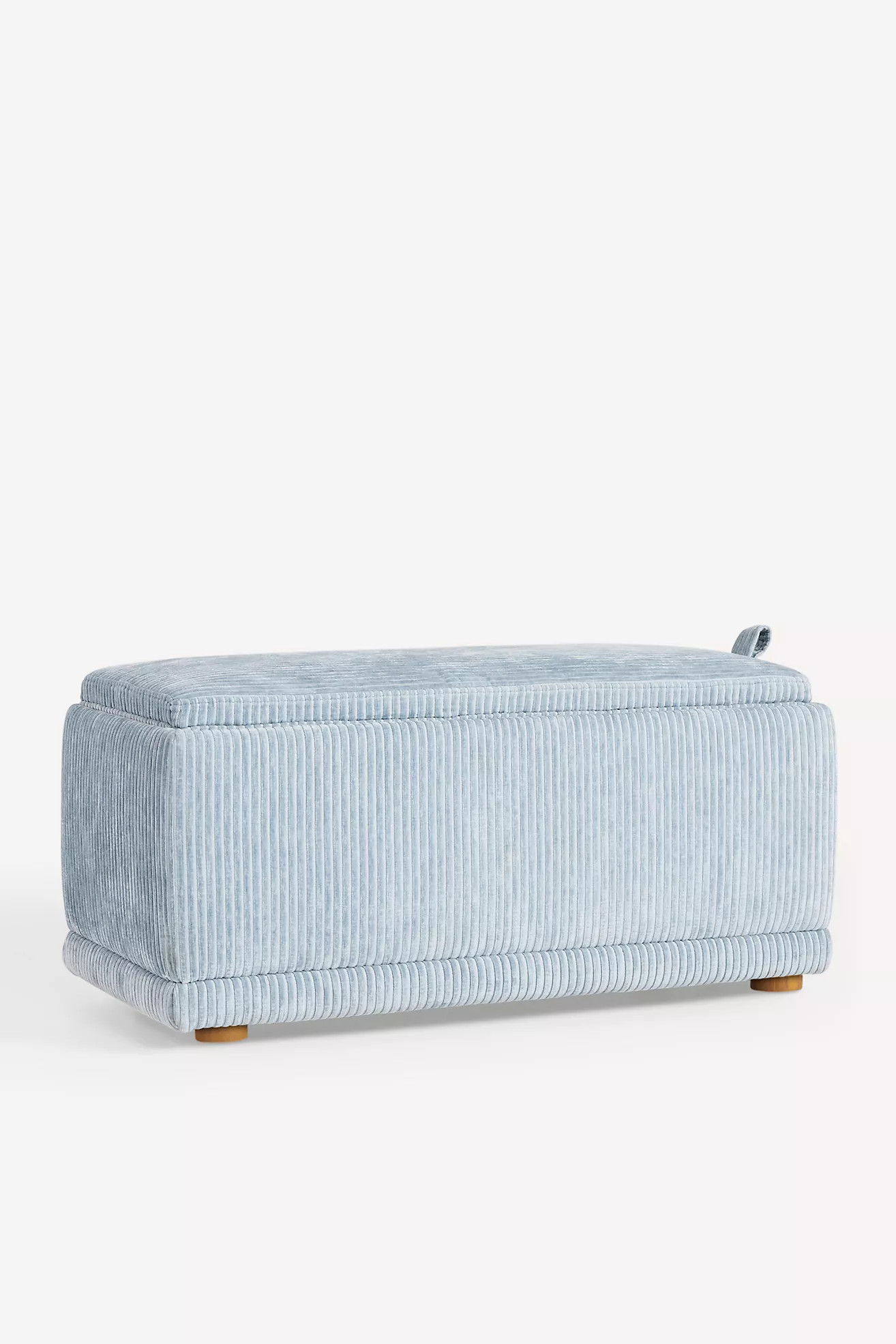 Corduroy Celine Small Storage Ottoman | Anthropologie (US)