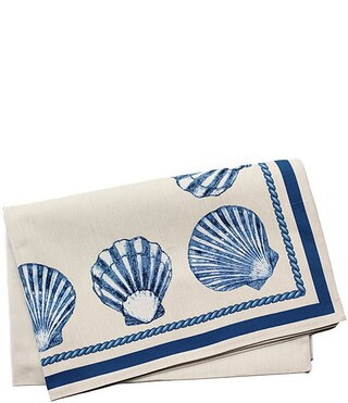 Tavola Collection Shell Tablecloth | Dillard's