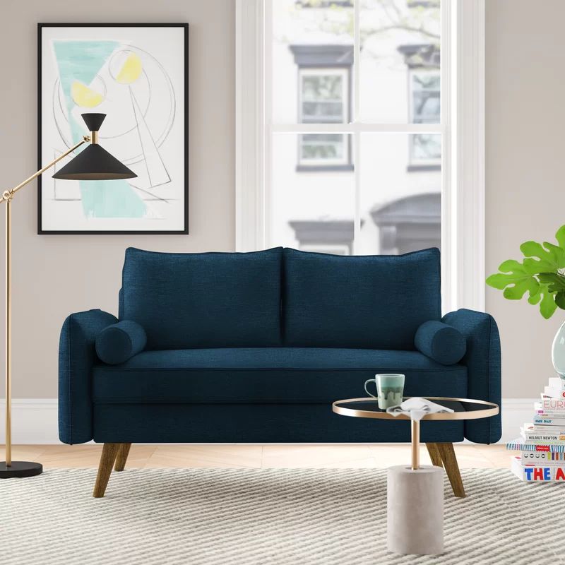 Asti 60" Square Arm Loveseat | Wayfair North America