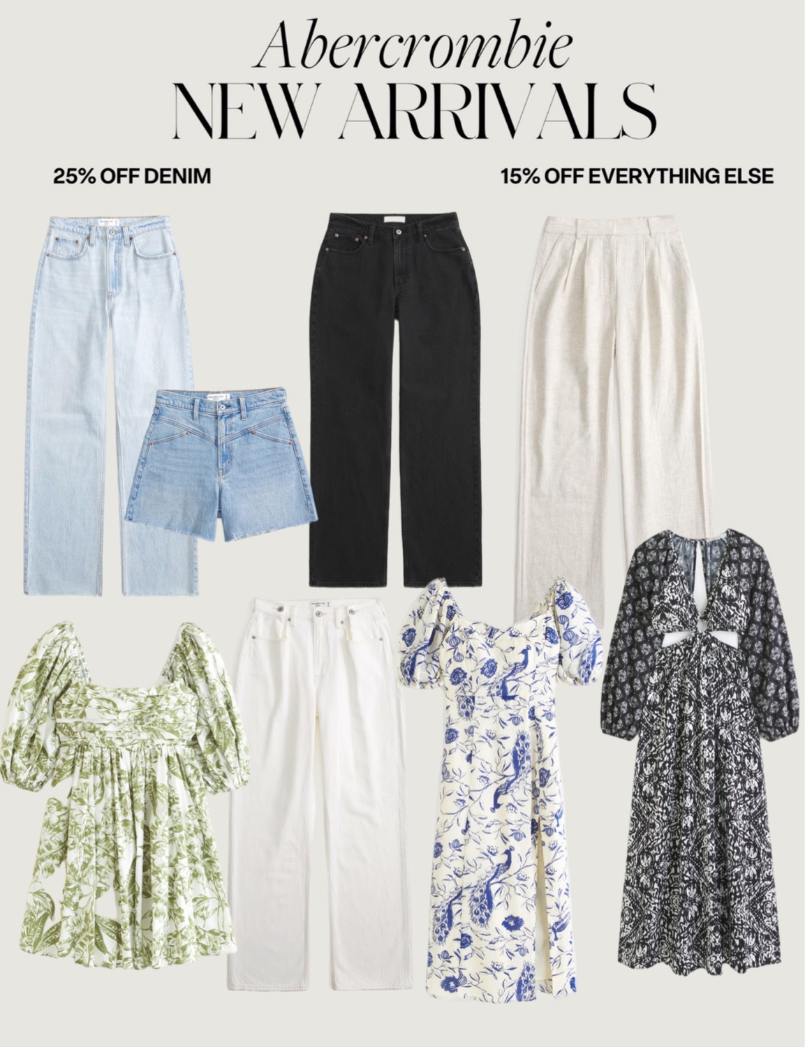 Abercrombie New Spring Arrivals 

#LTKSpringSale #LTKstyletip #LTKMostLoved