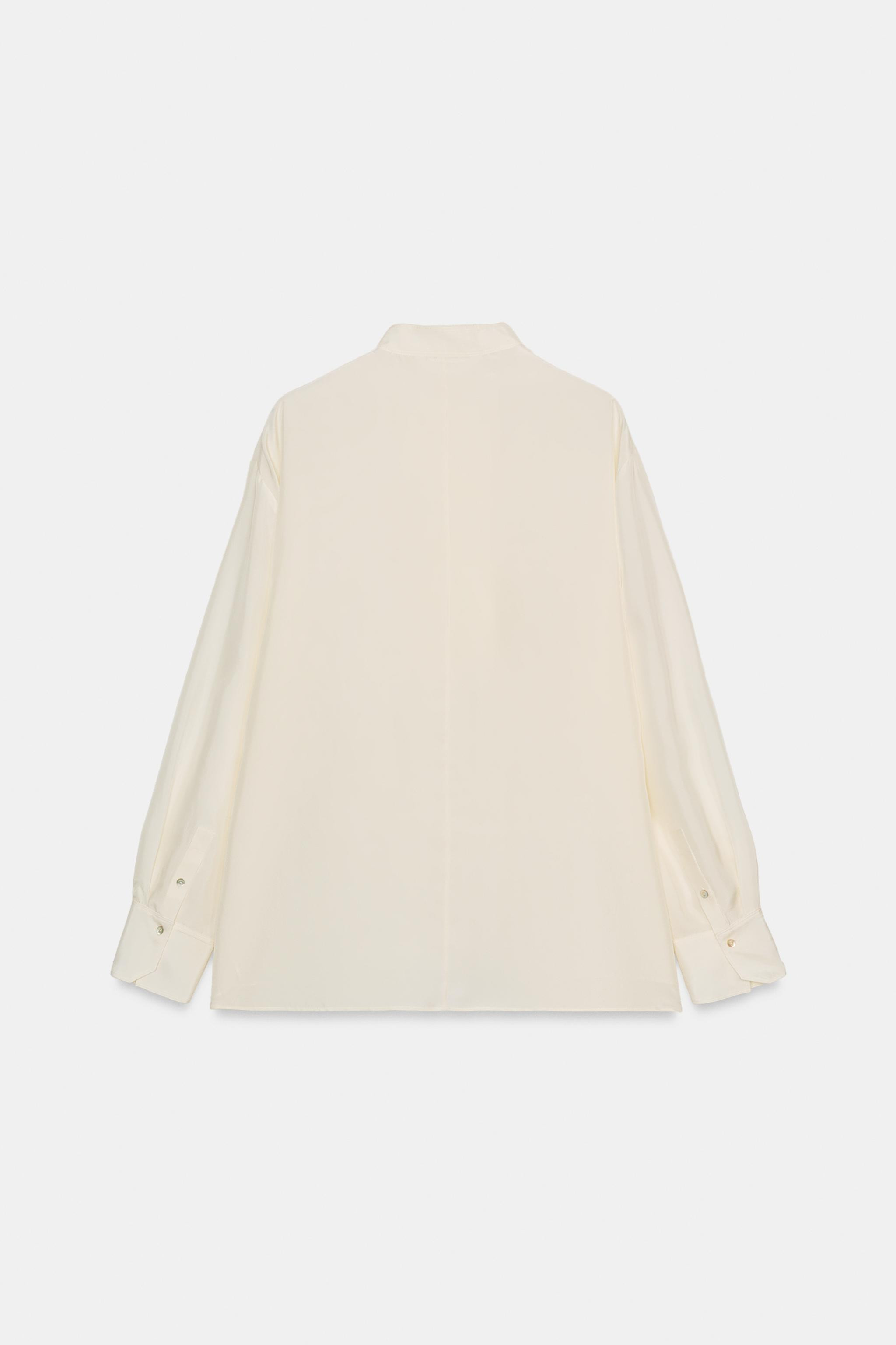 100% SILK SHIRT ZW COLLECTION | Zara Canada