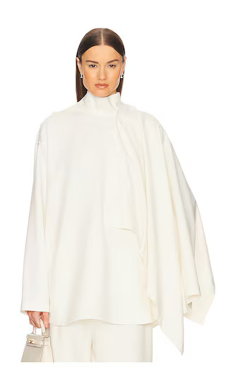 The Detachable Scarf Top in Cream | Revolve Clothing (Global)