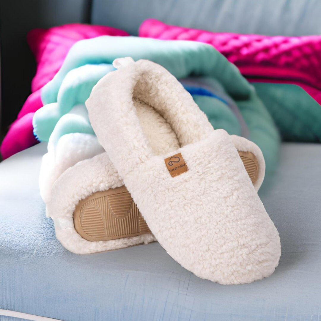 Women's Memory Foam Full Slippers Warm & Cozy Fuzzy - Etsy | Etsy (US)