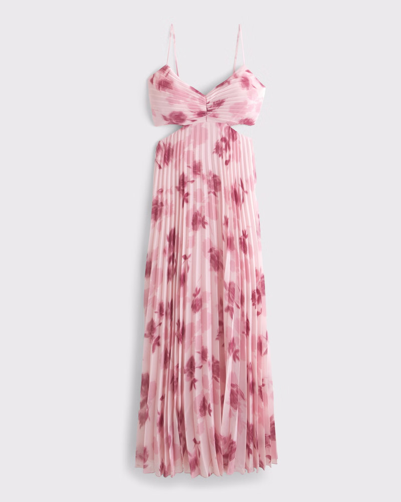 Women's The A&F Giselle Babydoll Maxi Dress | Women's New Arrivals | Abercrombie.com | Abercrombie & Fitch (US)