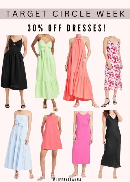 Target circle week is here and all dresses are 30% off!

So many affordable summer dresses for 
every occasion!

On now from April 7th-13th!

#LTKxTarget #LTKstyletip #LTKfindsunder50