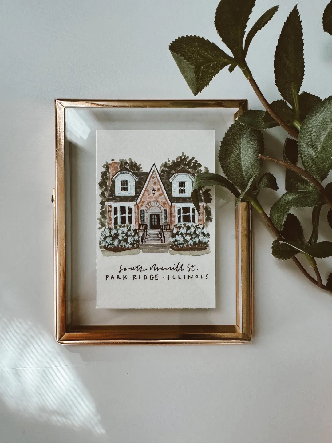 Framed Watercolor House Portrait: Custom New Home Gift - Etsy | Etsy (Global)