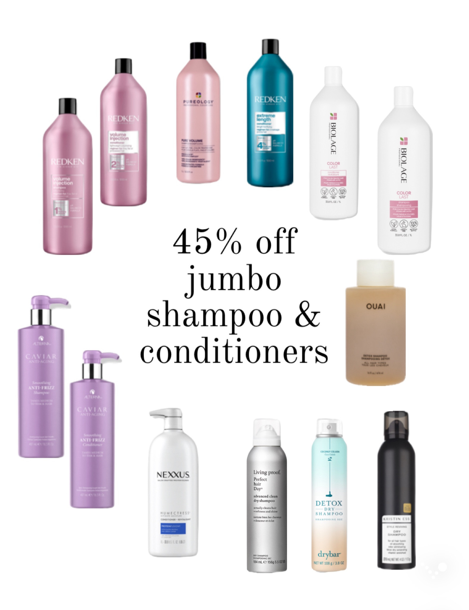 Sale at ulta✨✨ 











Ulta sale, hair care sale, beauty sale, jumbo shampoo & conditioner, shampoo & conditioner, hair sale, hair discount, ulta sale, sale at ulta, Briogeo hair care, hair care, Nexxus shampoo, pureology shampoo, ouai shampoo, dry conditioner, living proof shampoo

#LTKSaleAlert #LTKSummerSales #LTKBeauty