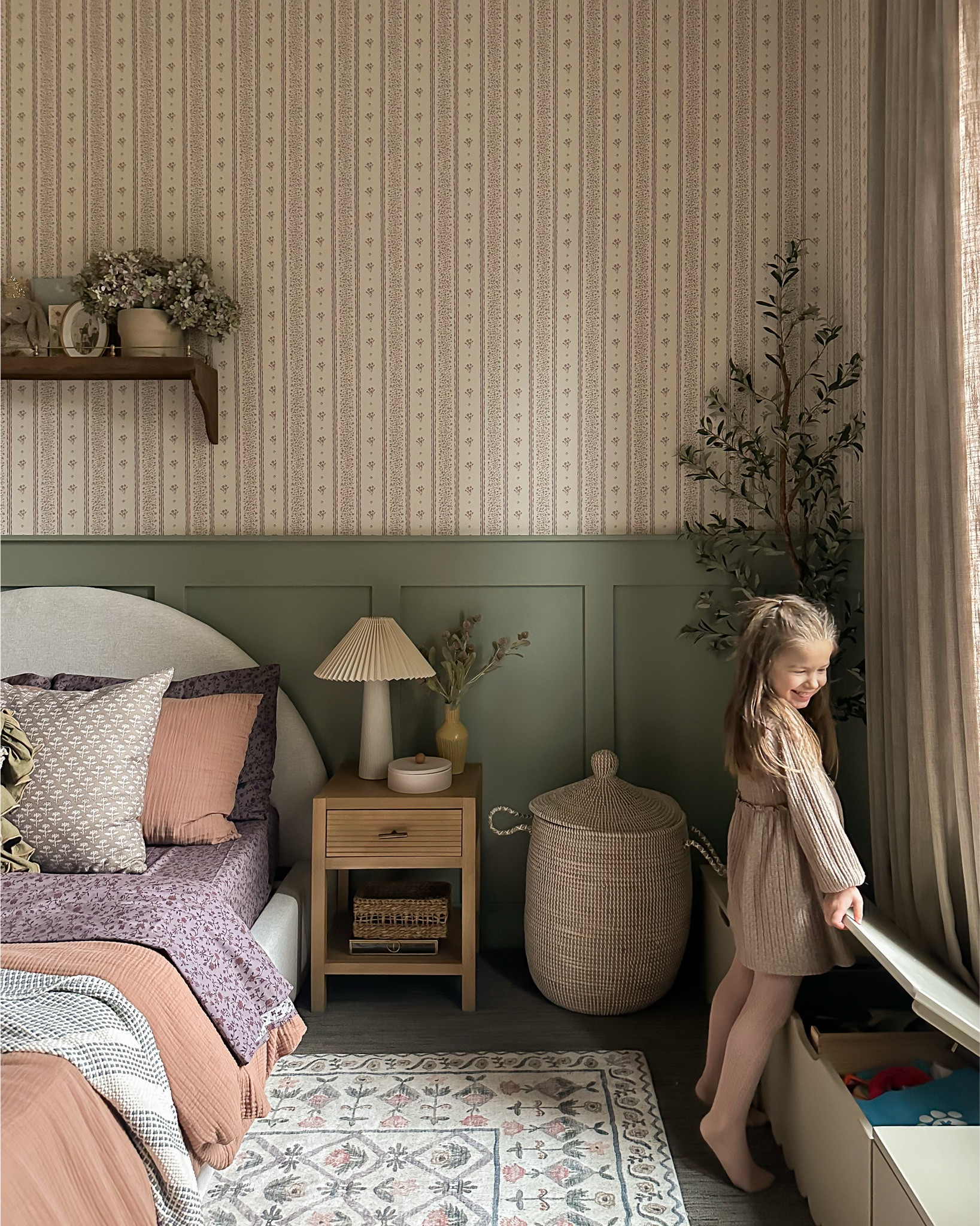 My daughter is loving her new big girl room! 😍🥰 It’s got toy storage and a reading nook, perfect for spending her time in here. #LTKMostLoved 

#LTKHome #LTKKids