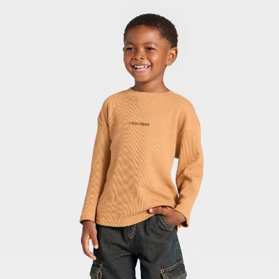 Toddler Boys' Long Sleeve Thermal Shirt - Cat & Jack™ | Target
