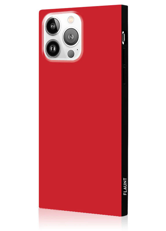 SQUARE® Red iPhone Case | FLAUNT