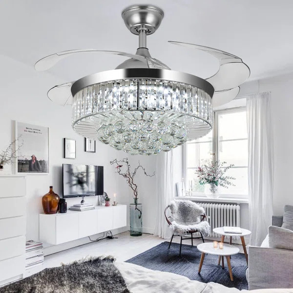 Fortenberry 36'' Ceiling Fan with LED Lights | Wayfair North America