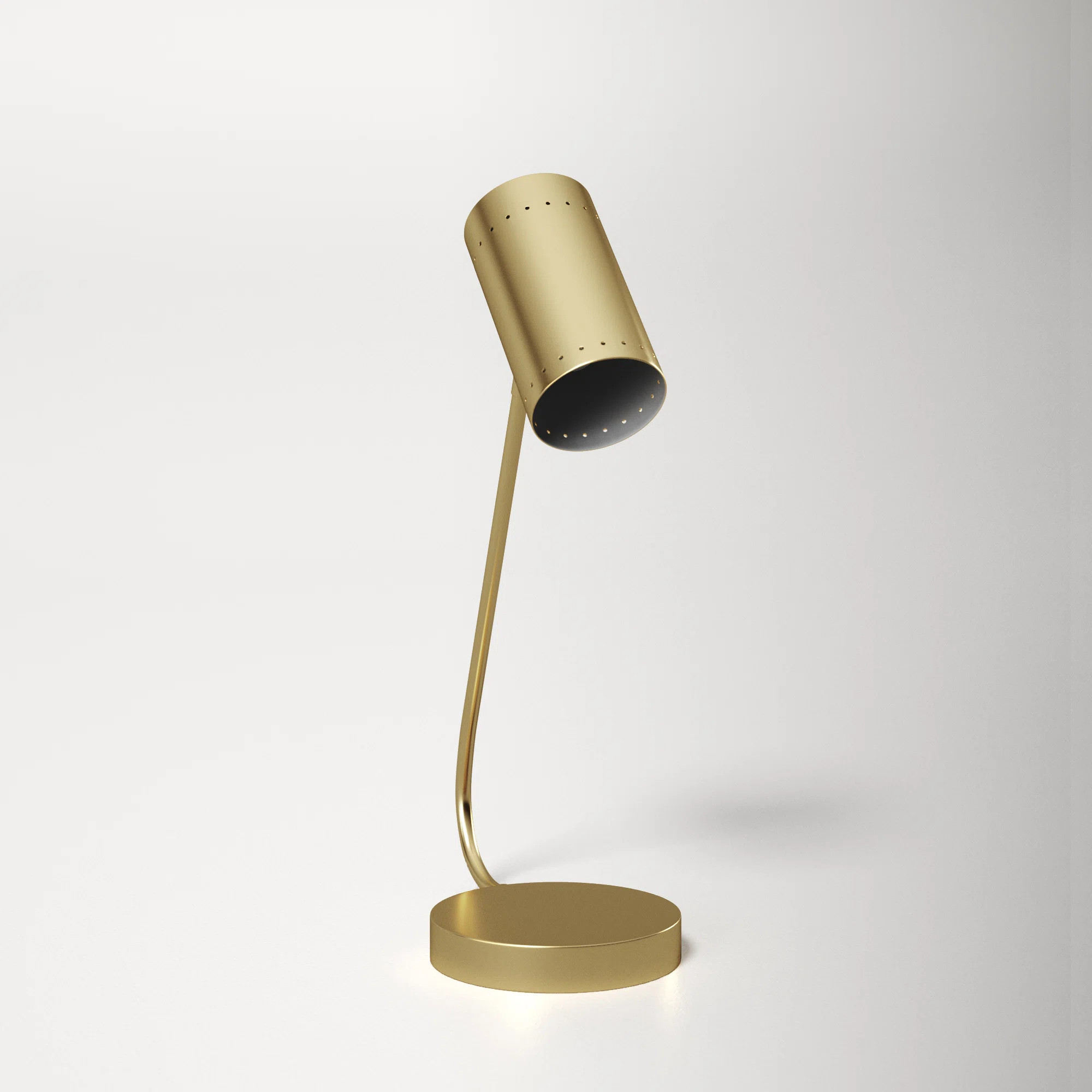 AllModern Darby 22.5" Polished Gold Desk Lamp & Reviews | Wayfair | Wayfair North America