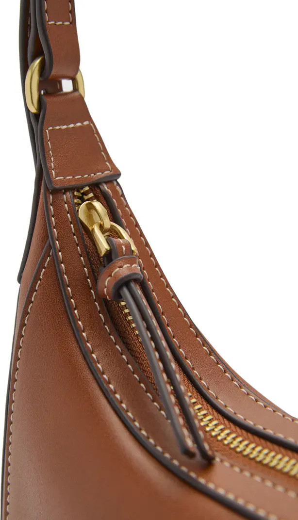 Oval Faux Leather Shoulder Bag | Nordstrom