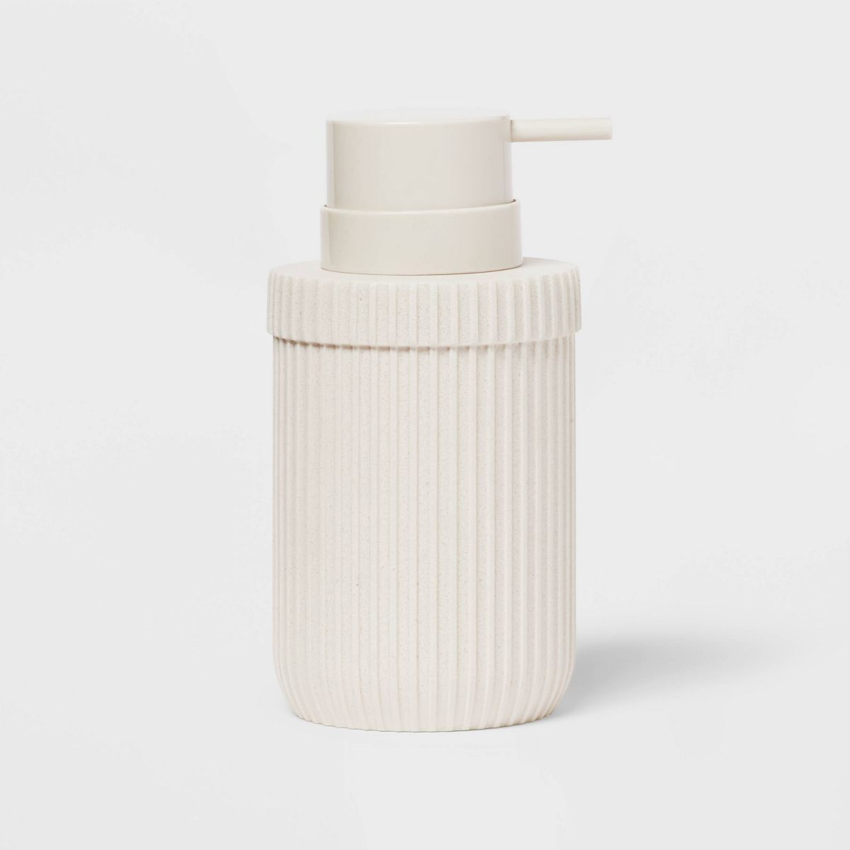 Ribbed Soap Pump Ivory - Room Essentials™ | Target