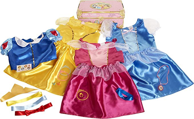 Disney Princess Dress Up Trunk Deluxe 21 Piece [Amazon Exclusive] | Amazon (US)