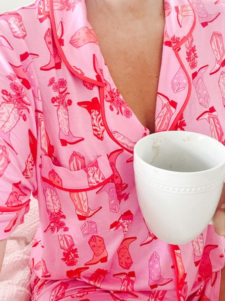 Just saw that my pink cowboy boots pajamas are back in stock! They are so comfy and would be perfect for a nashville bachelorette!!

#pajamas #pjs #nightgown #nashvillebachelorette #bachelorette #showergift #gift #pinkpajamas #cowgirlboots #pink #womenspajamas #bridetobe #pajamaparty

#LTKGiftGuide #LTKhome #LTKfindsunder100