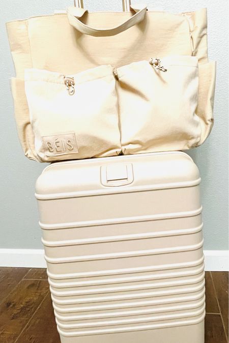 Love neutrals? You’ll love these functional and stylish tote bag and matching carry-on luggage!😎This tote has a TON of pockets, perfect for travel and even your workouts😉 Also great for work it fits a 17’ laptop🙌🏻 Luggage is so smooth and light wheels are a breeze😘😘





#revolve #beis #neutralbags #travelbag #totebag #ltkfind #totebag #workbag #gymbag #sportsbag #schoolbag #travelinstyle

#LTKstyletip #LTKitbag #LTKtravel