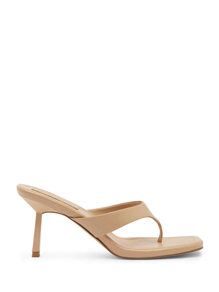 TAHNEE Nude Heels | Covet Shoes