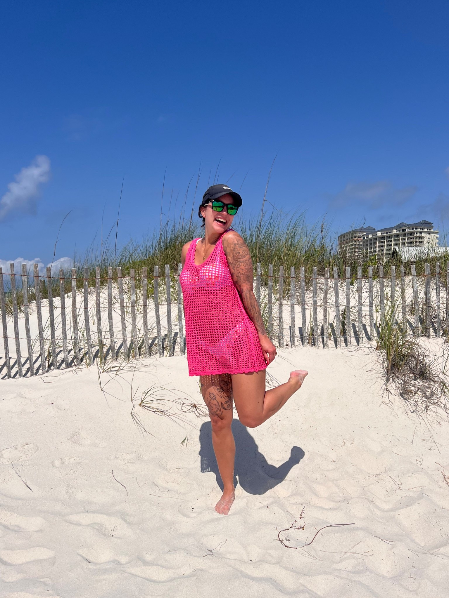 Got this coverup last minute for the beach because out of all the coverups I have, I forgot to pack one for the beach 🤦🏽‍♀️. I’m wearing a medium  

#LTKTravel #LTKSwim #LTKSeasonal