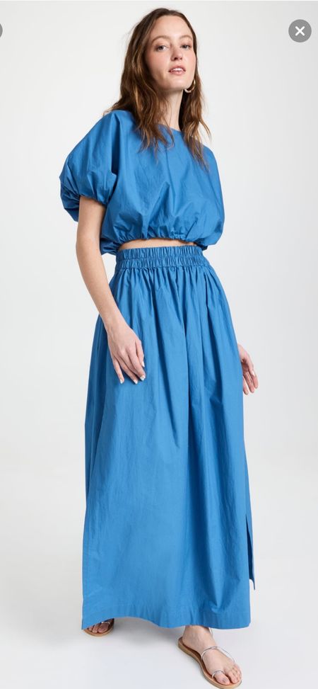The cutest set. I have the skirt in black and LIVE in it.  It’s got two slits on the sides , pockets and elastic waist. And this blue is in my cart! 💙

#LTKFind #LTKSeasonal #LTKFestival