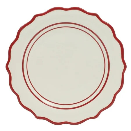 The Pioneer Woman Ainsley 10.5-Inch Dinner Plate, White | Walmart (US)