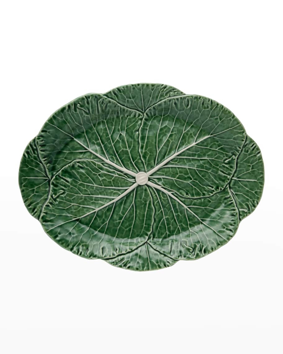 Cabbage 17" Oval Platter, Green | Neiman Marcus