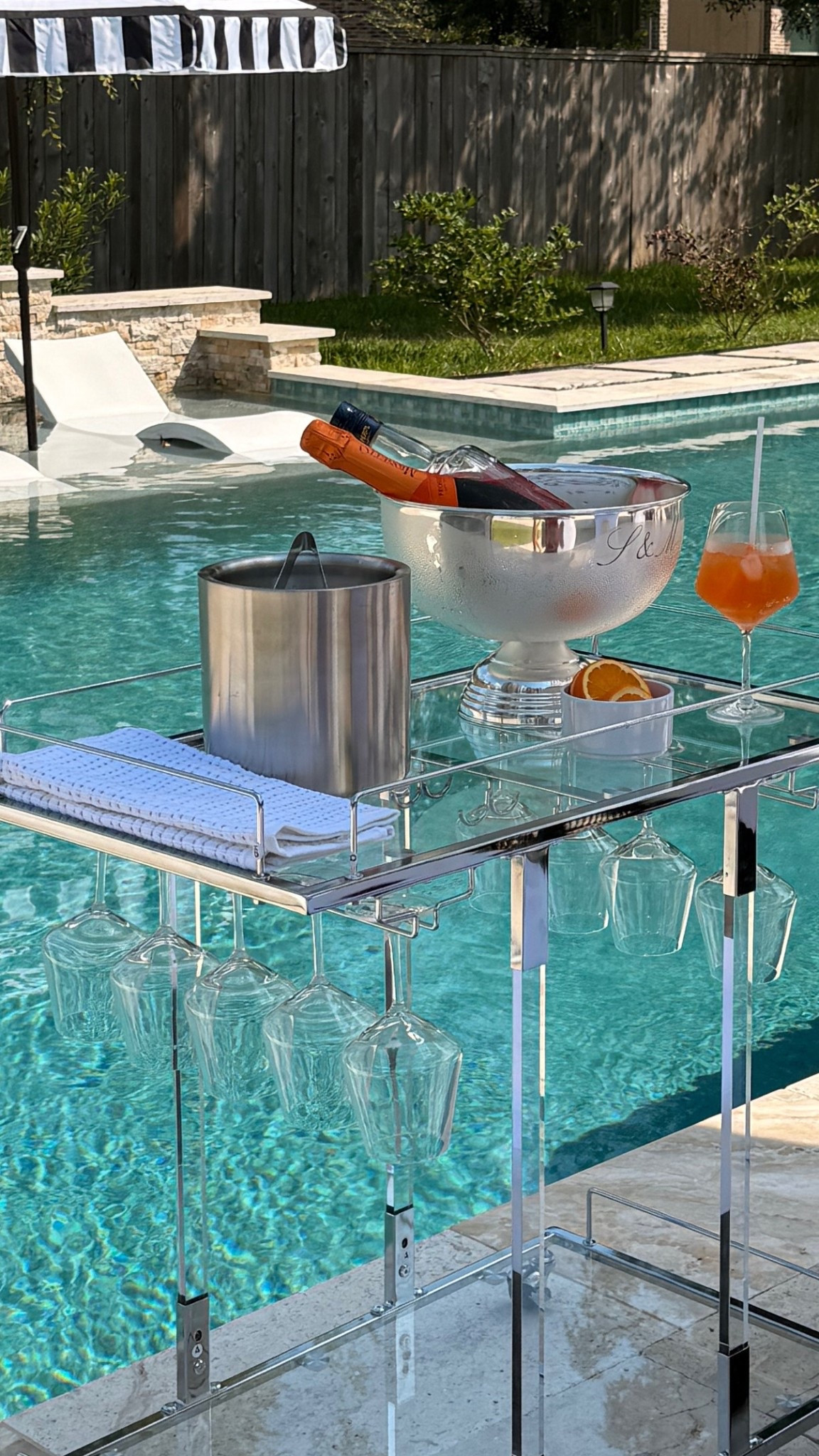 My beverage cart details!