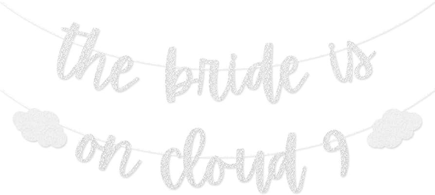 The Bride Is on Cloud 9 Bachelorette Party Banner | Amazon (US)