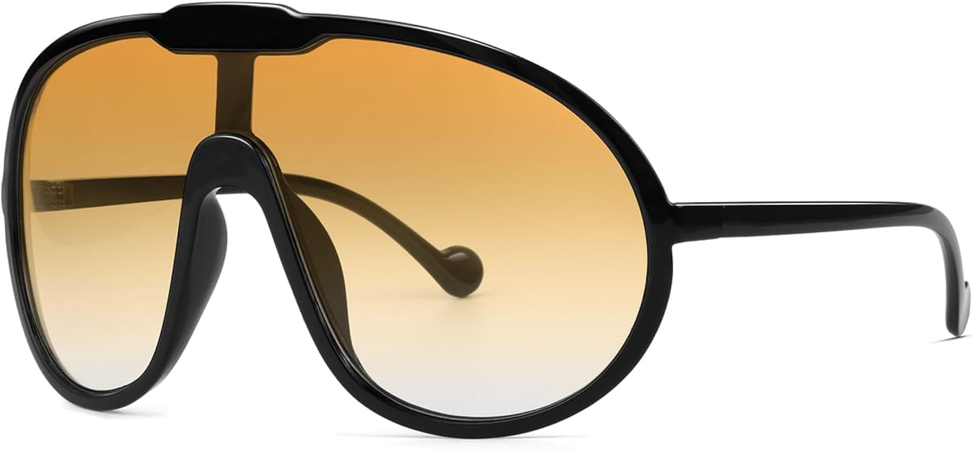 Trendy Oversized Sunglasses for Women Men Fashion Shield Aviator Sun Glasses UV400 Protection Gog... | Amazon (US)