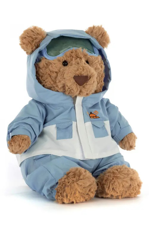 Jellycat Bartholomew Ski Bear Plush Toy in Blue Multi at Nordstrom | Nordstrom