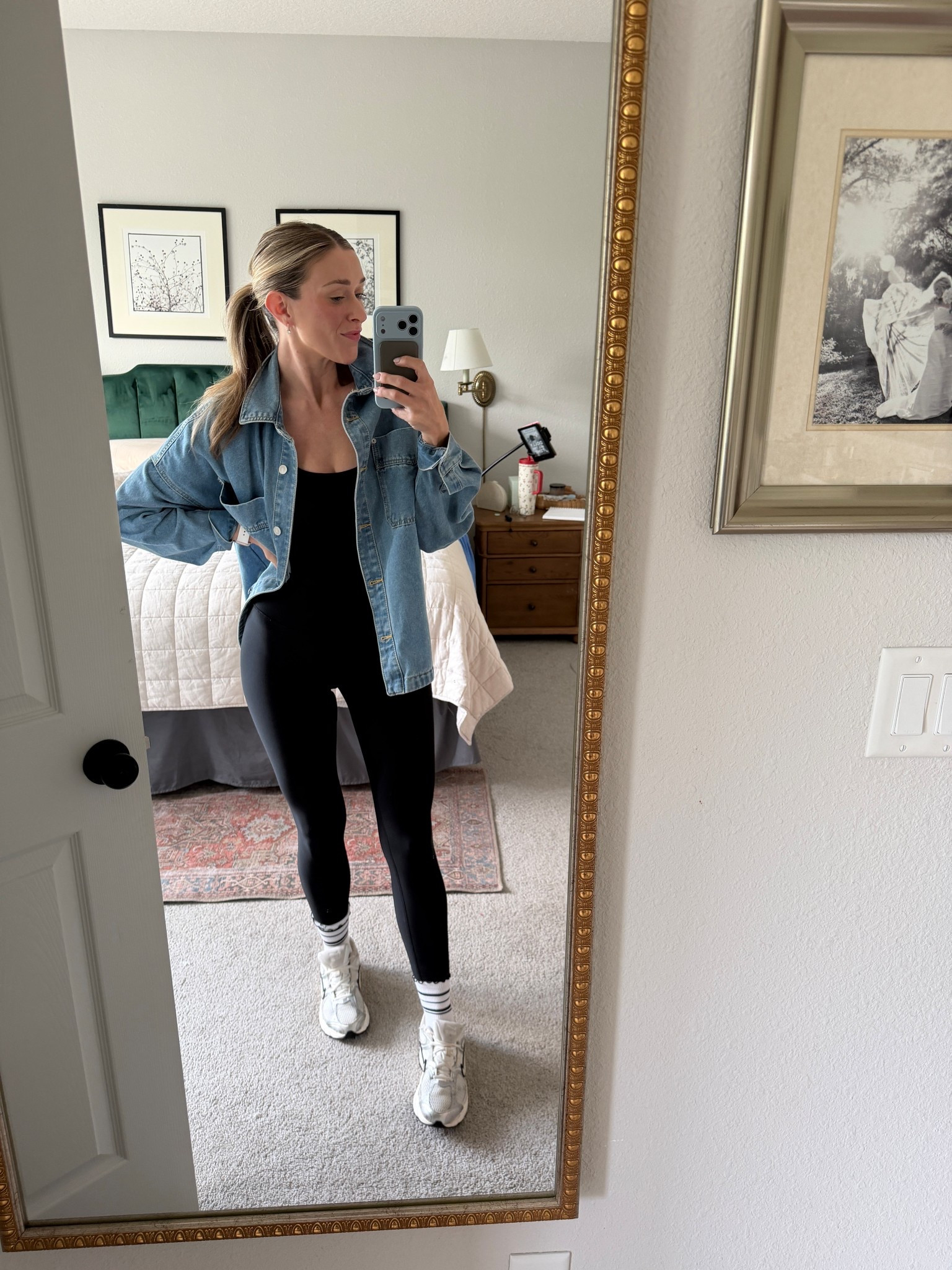 Happy Friday! Fridays are my content days and so I have my head buried in a phone or computer most of the day so I always like to start them off with Pilates. Here is my 90s mom look that I wore all around town today.😜

90s mom outfit, classic casual outfit, pilates outfit ideas, everyday mom style, matching set outfit, athleisure outfit women, casual chic outfit, simple outfit formula, effortless everyday style, spring outfits 2026