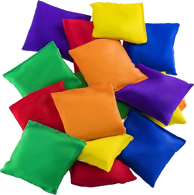 Prextex 12 Pack Nylon Bean Bags - Fun Sports Outdoor Family Games - Bean Bag Toss - Carnival Toy ... | Amazon (US)